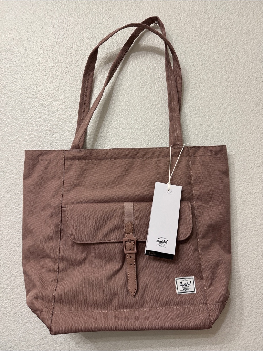 Herschel retreat tote in ash rose brand new